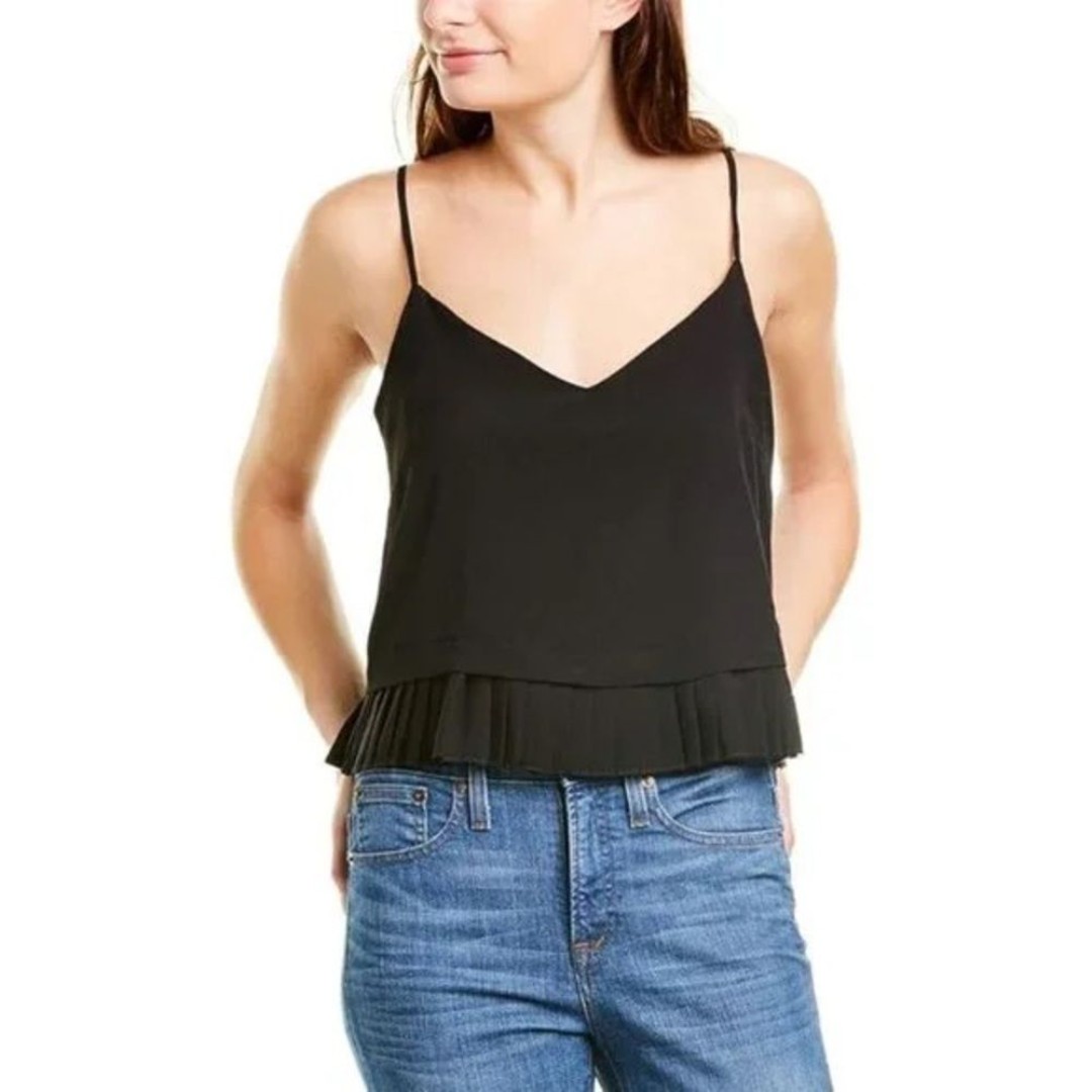 NWT French Connection Pleated Cropped Top