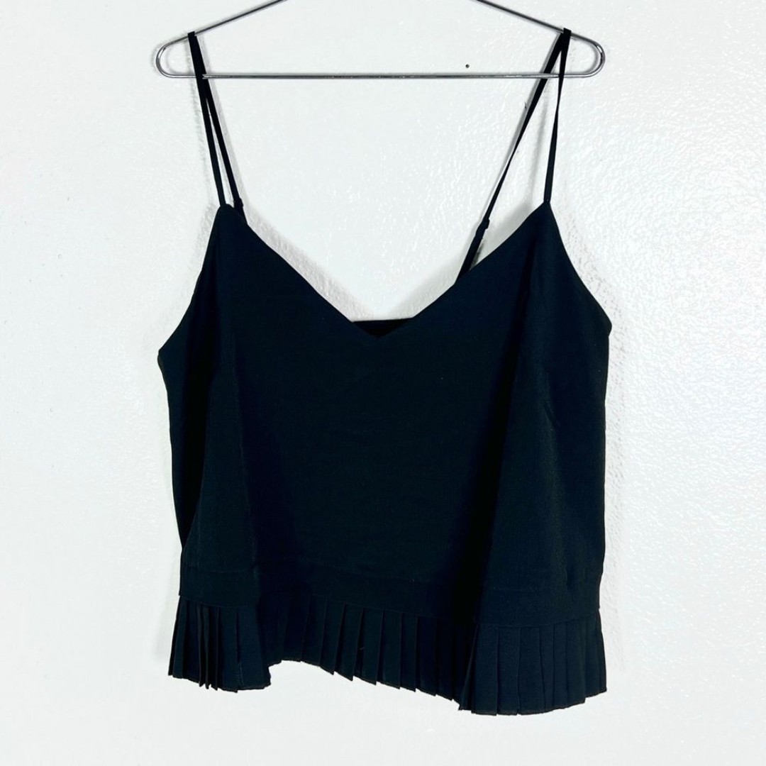 NWT French Connection Pleated Cropped Top