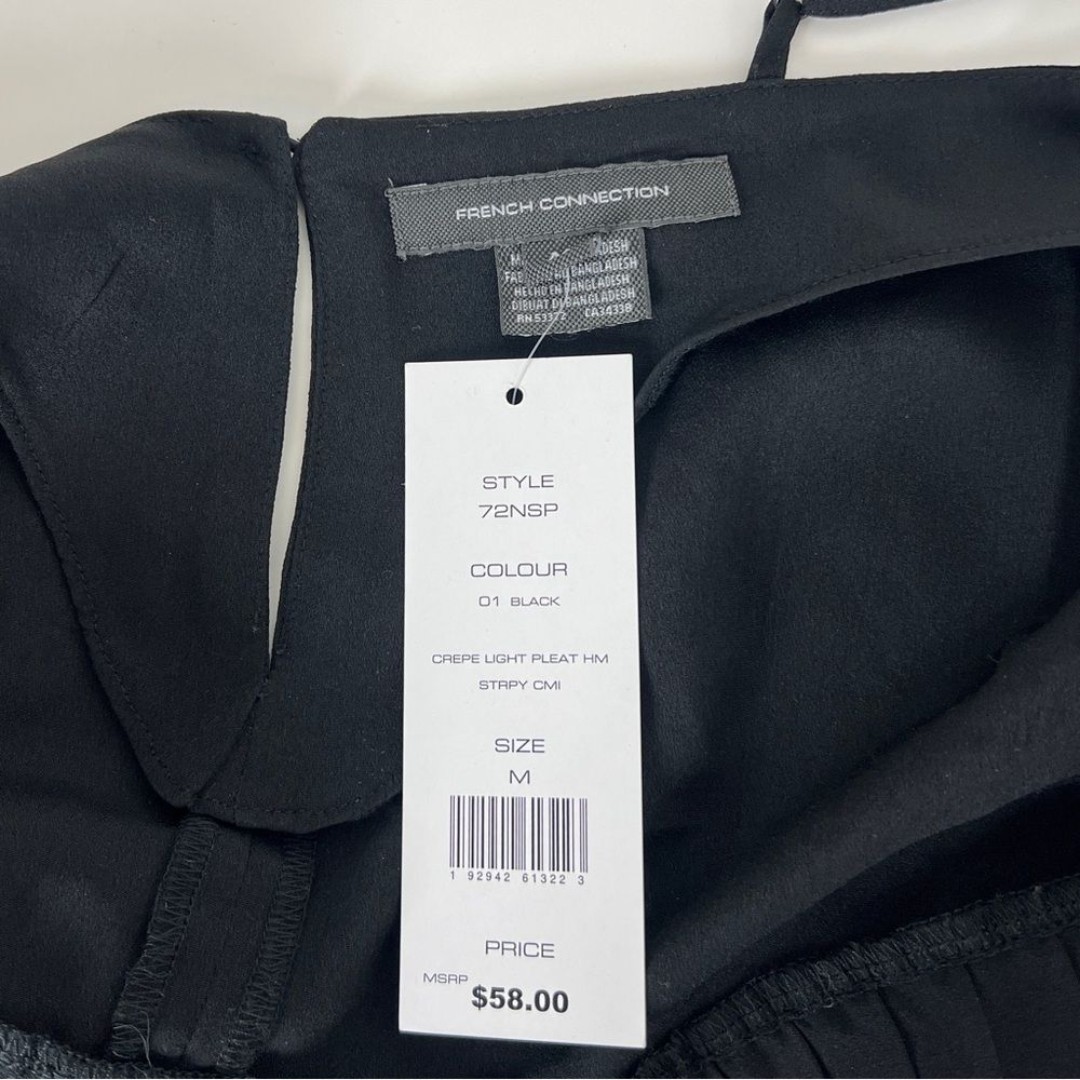 NWT French Connection Pleated Cropped Top