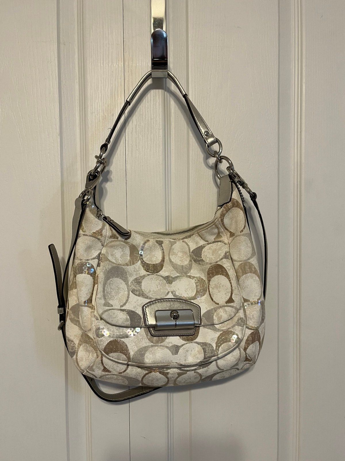 Coach Kristen Sequin Crossbody bag