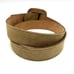 Vintage 80s Land's End 398 Beige Calf Suede Leather Slide Belt USA Made L 32