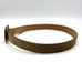 Vintage 80s Land's End 398 Beige Calf Suede Leather Slide Belt USA Made L 32