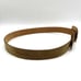 Vintage 80s Land's End 398 Beige Calf Suede Leather Slide Belt USA Made L 32