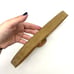Vintage 80s Land's End 398 Beige Calf Suede Leather Slide Belt USA Made L 32