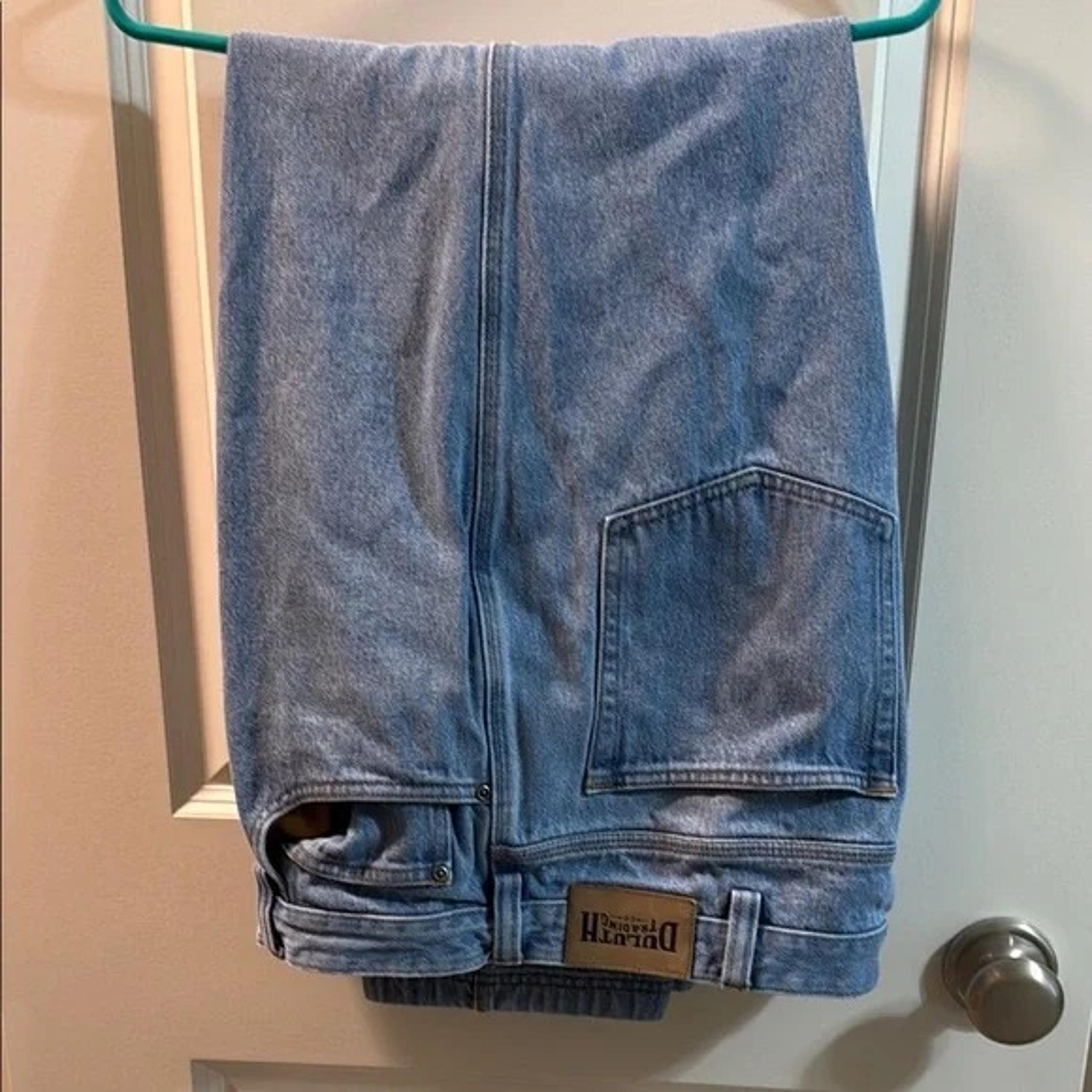 Duluth Trading Co Light Blue Denim Jeans