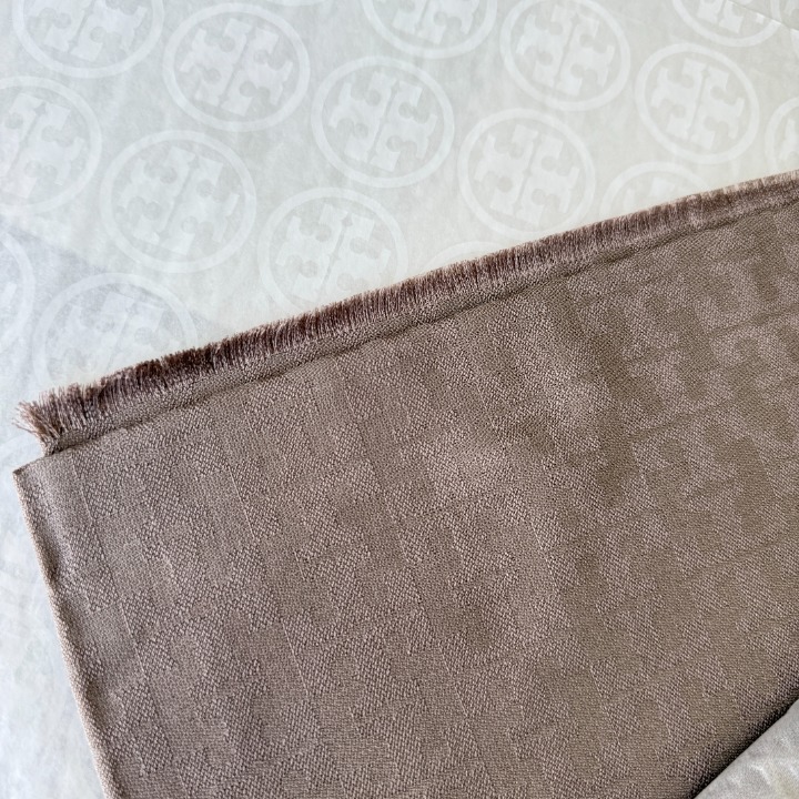 TORY BURCH MOSAIC LOGO JACQUARD SCARF