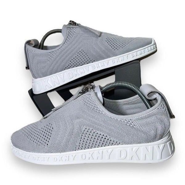 DKNY Melissa Knit Sneakers Warm Grey K1066553 Women's 9
