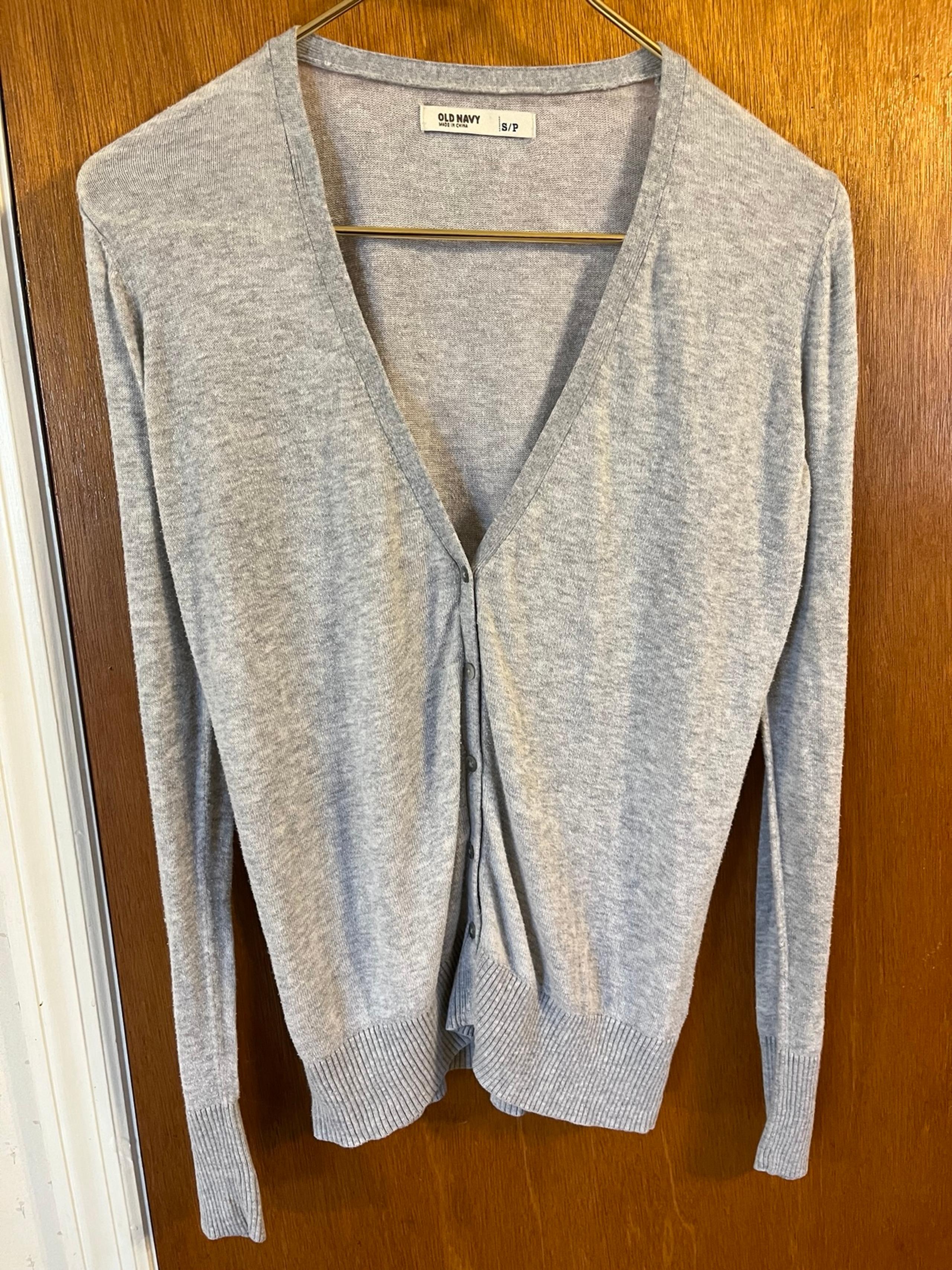 Old Navy Light Gray Cardigan-S