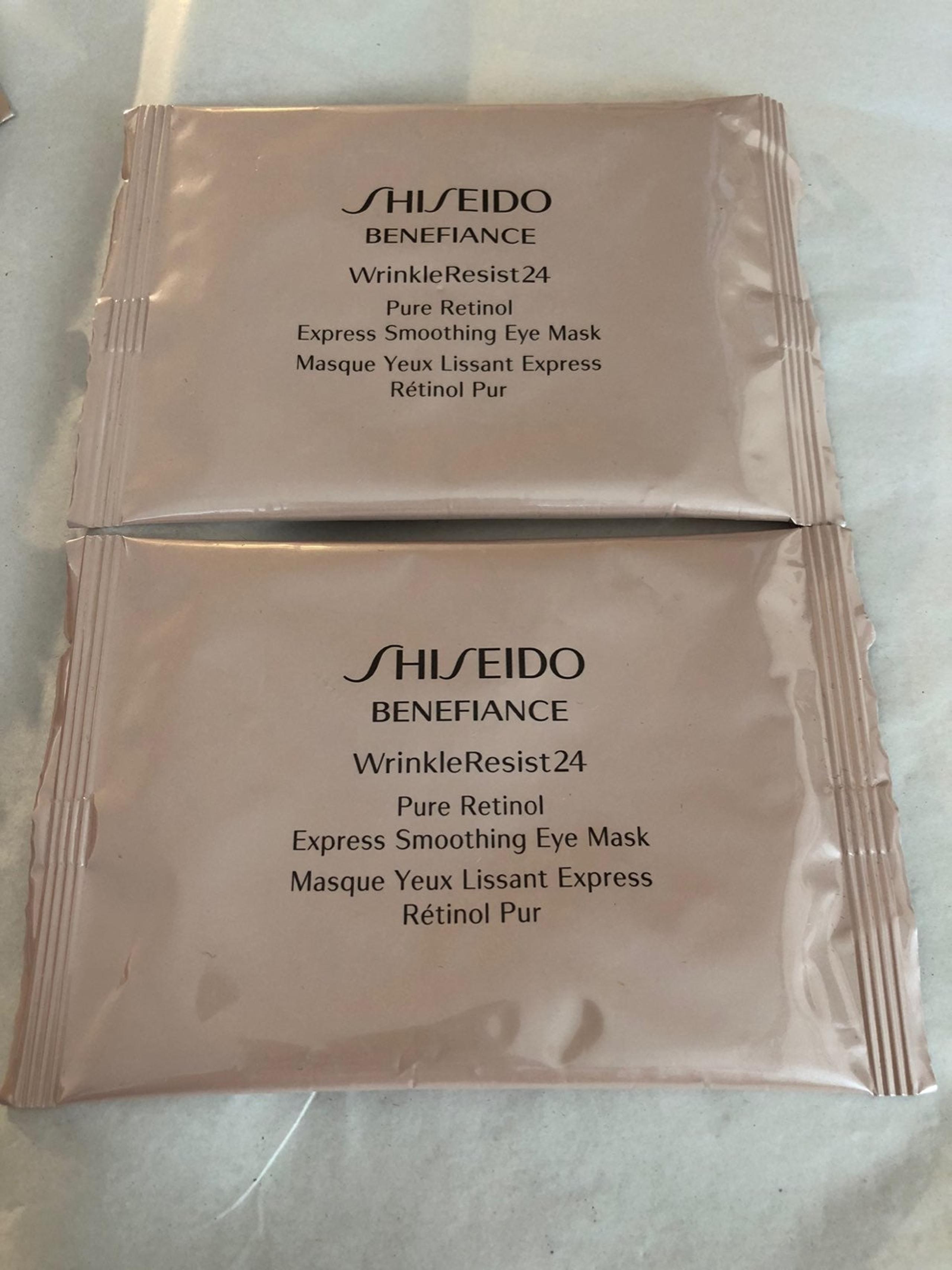 Shiseido wrinkleResist24 eye mask