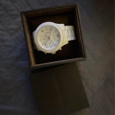 Michael Kors Ceramic Watch White