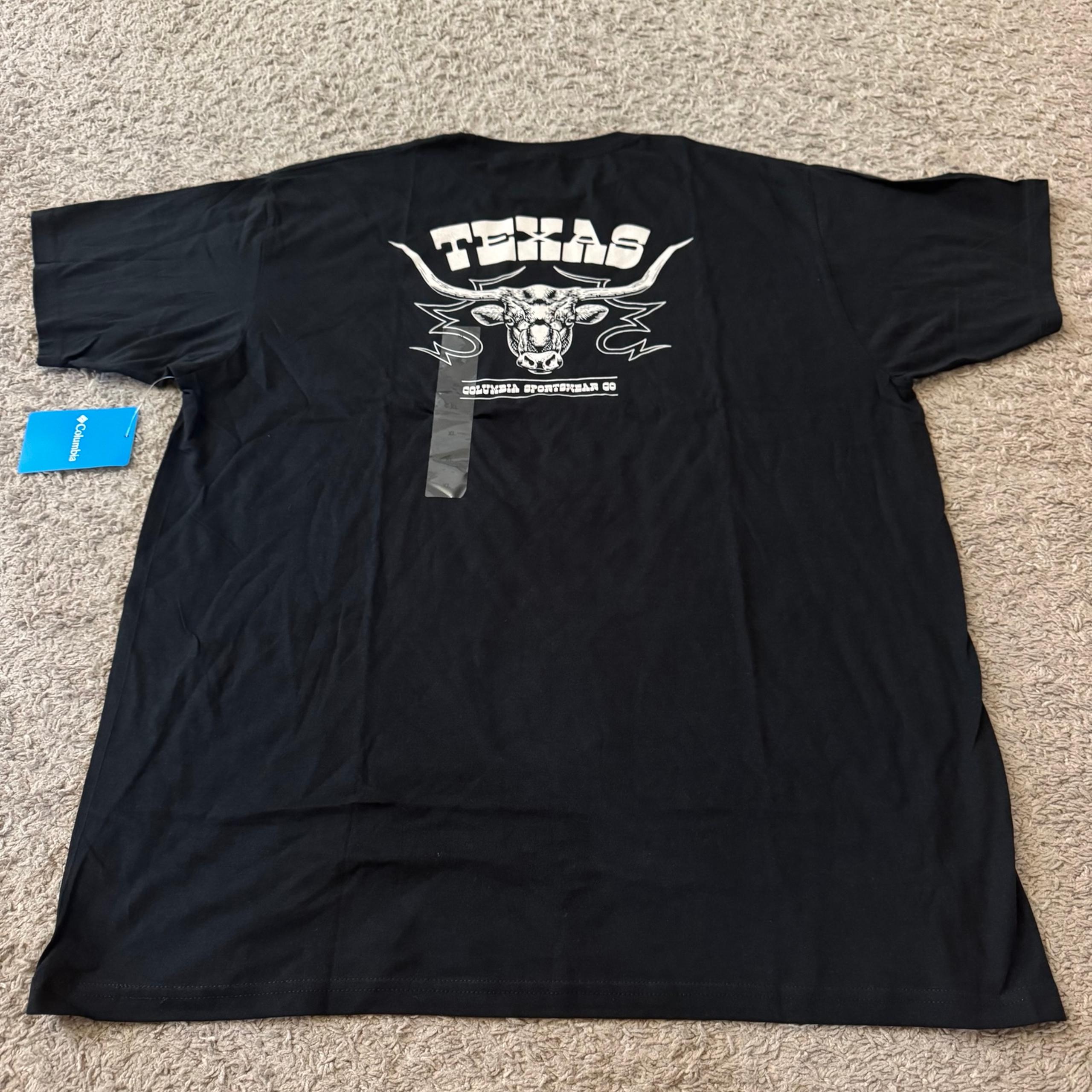 Men’s Columbia Sportswear Outdoor Texas Longhorn Graphic Black T-Shirt