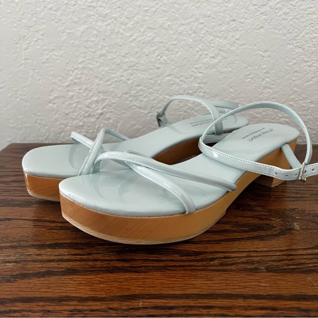 Jeffrey Campbell Anthropologie Lorelai Block Sandals Size 8