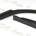 For 2011-2014 Subaru WRX STi CS2-Style JDM Unpainted Black Front Bumper Body Lip