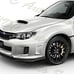 For 2011-2014 Subaru WRX STi CS2-Style JDM Unpainted Black Front Bumper Body Lip