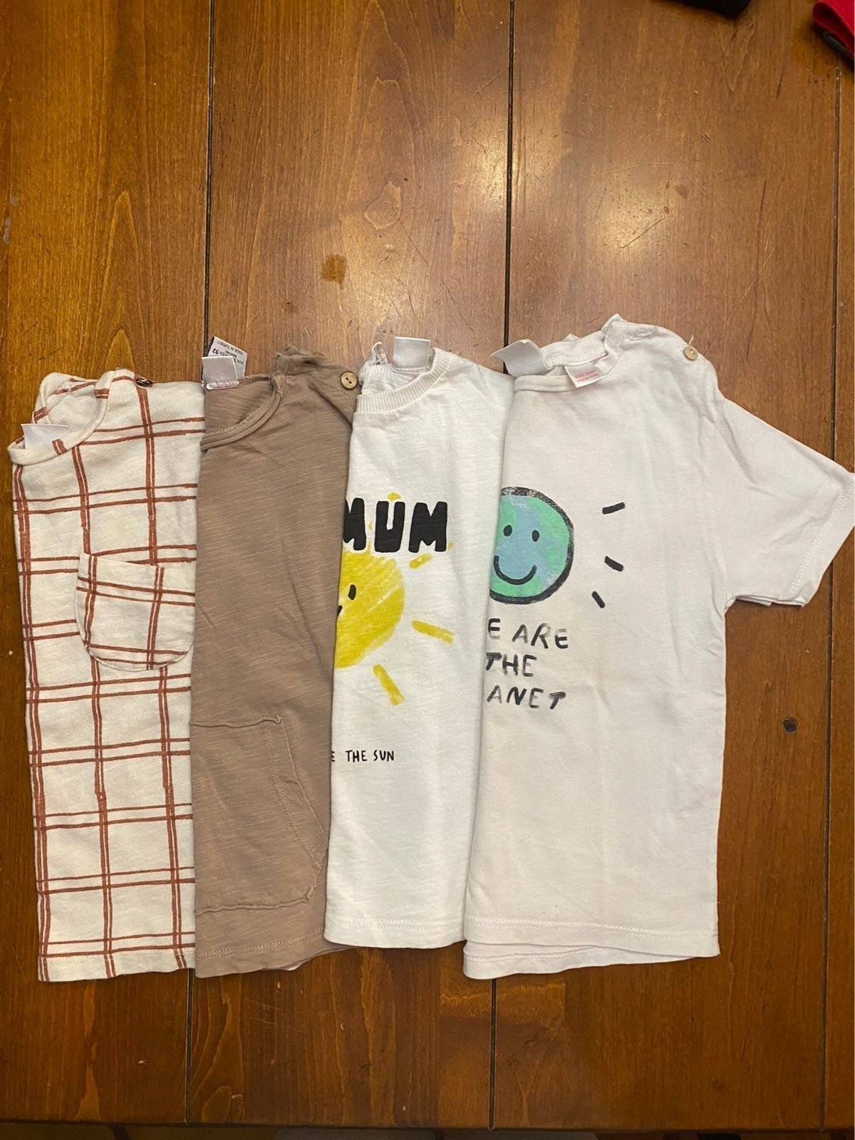Bundle of baby boy shirts