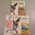SOHIO Lot Of 5 Maps + Travel Log Gas Oil Road Highway Ohio East USA