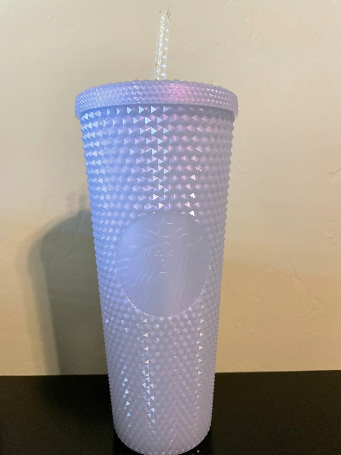 Starbucks venti studded purple iridescent tumbler