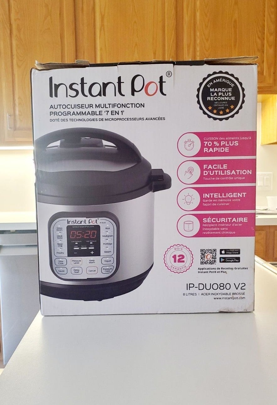 Instant Pot IPDUO80 V2 8 Quart Stainless Steel