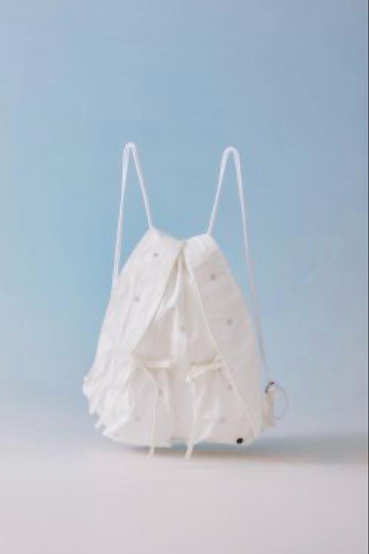 NJ X COLLER Rabbit String Bag (SNOW WHITE)
