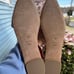 Diane Von Furstenberg Leather Kono Pointed Toe Flats Shoes Size 38 / 8