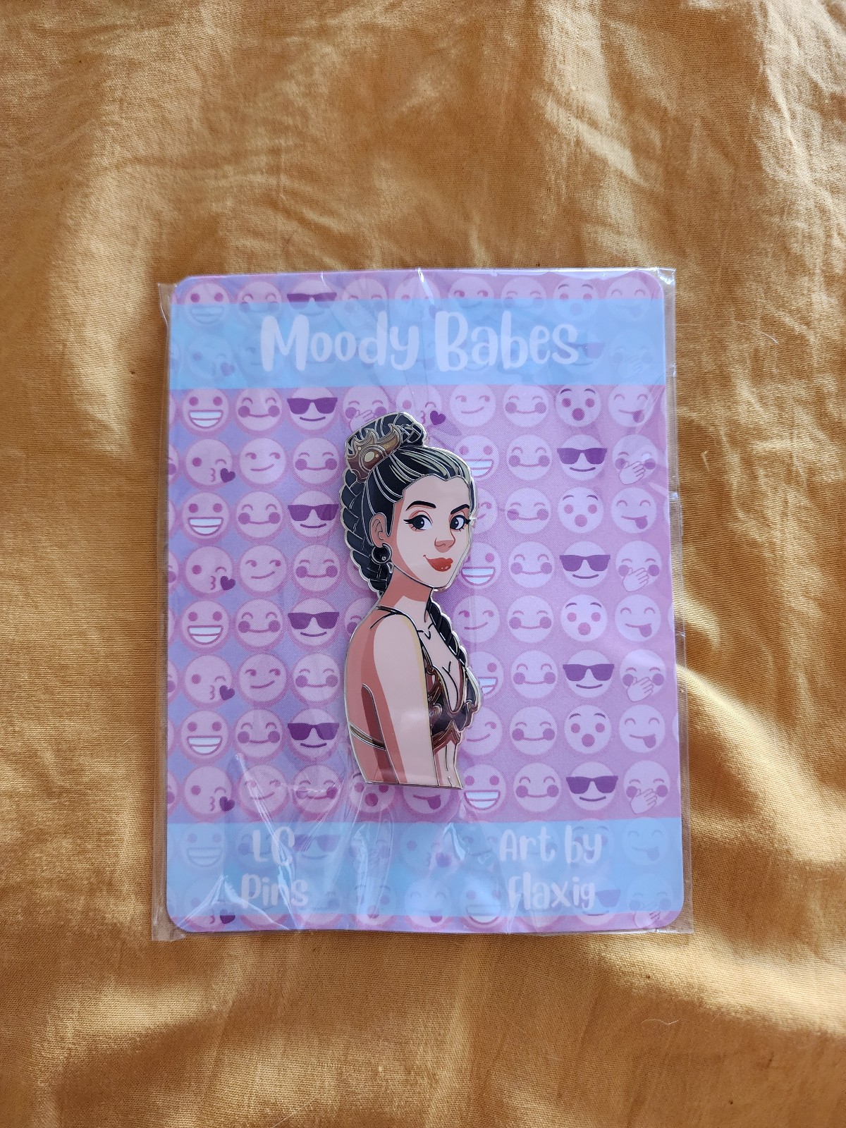 Moody Babe Princess Leia pin