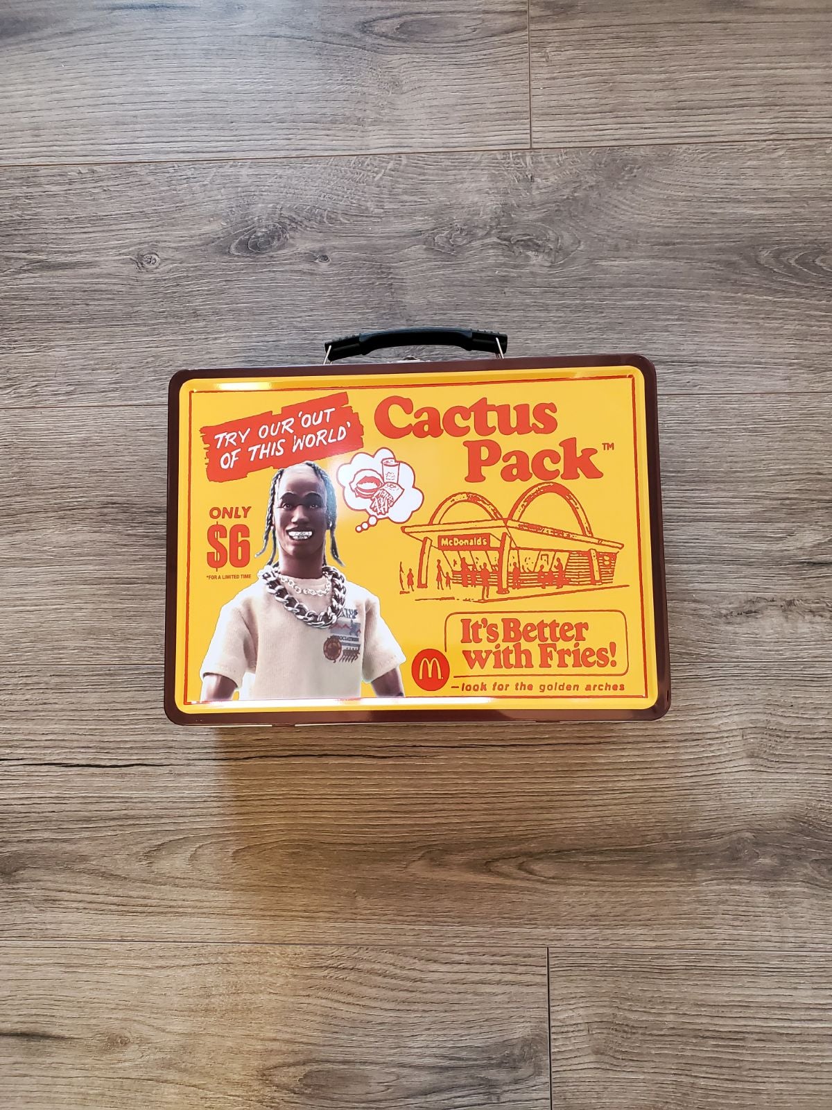 Travis Scott Mcdonalds Metal Lunch Box