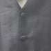 Calvin Klein Men's Formal Tuxedo Business Suit Vest Four Button Silver Black L
