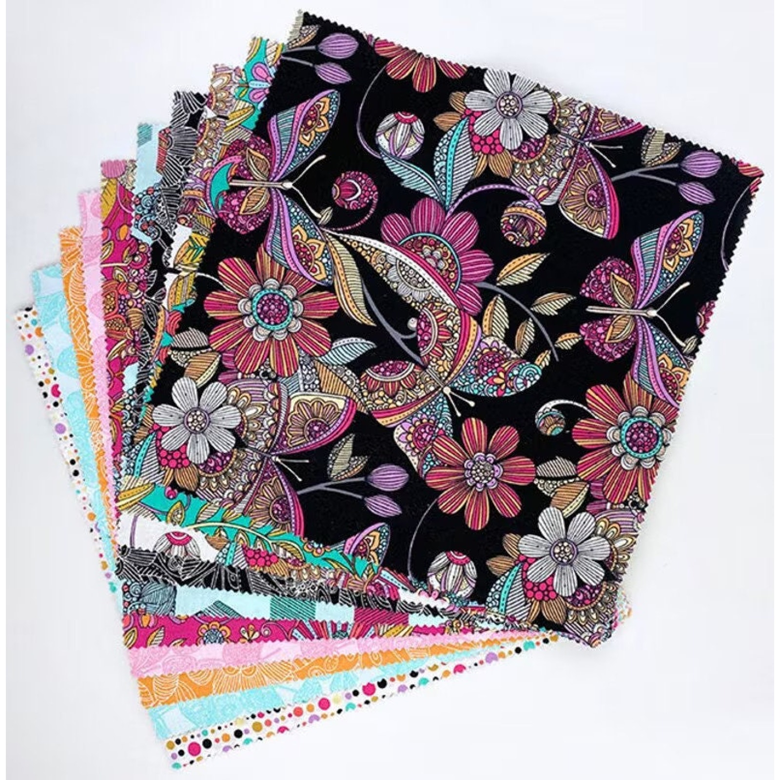 Rainbow Garden Layer Cake by Valentina Harper for Benartex Contempo 10in Retired