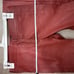Theory - Burgundy Piped Leather Skinny Pants size0