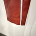 Theory - Burgundy Piped Leather Skinny Pants size0