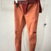 Theory - Burgundy Piped Leather Skinny Pants size0