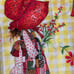 Vintage 70s/80s Holly Hobbie curtain panel set