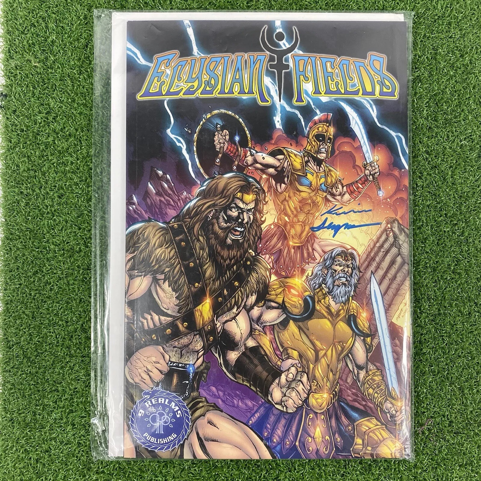 Elysian Fields: The Pyramid Gambit by Michael Oden Autographed w/ Poster & Cards