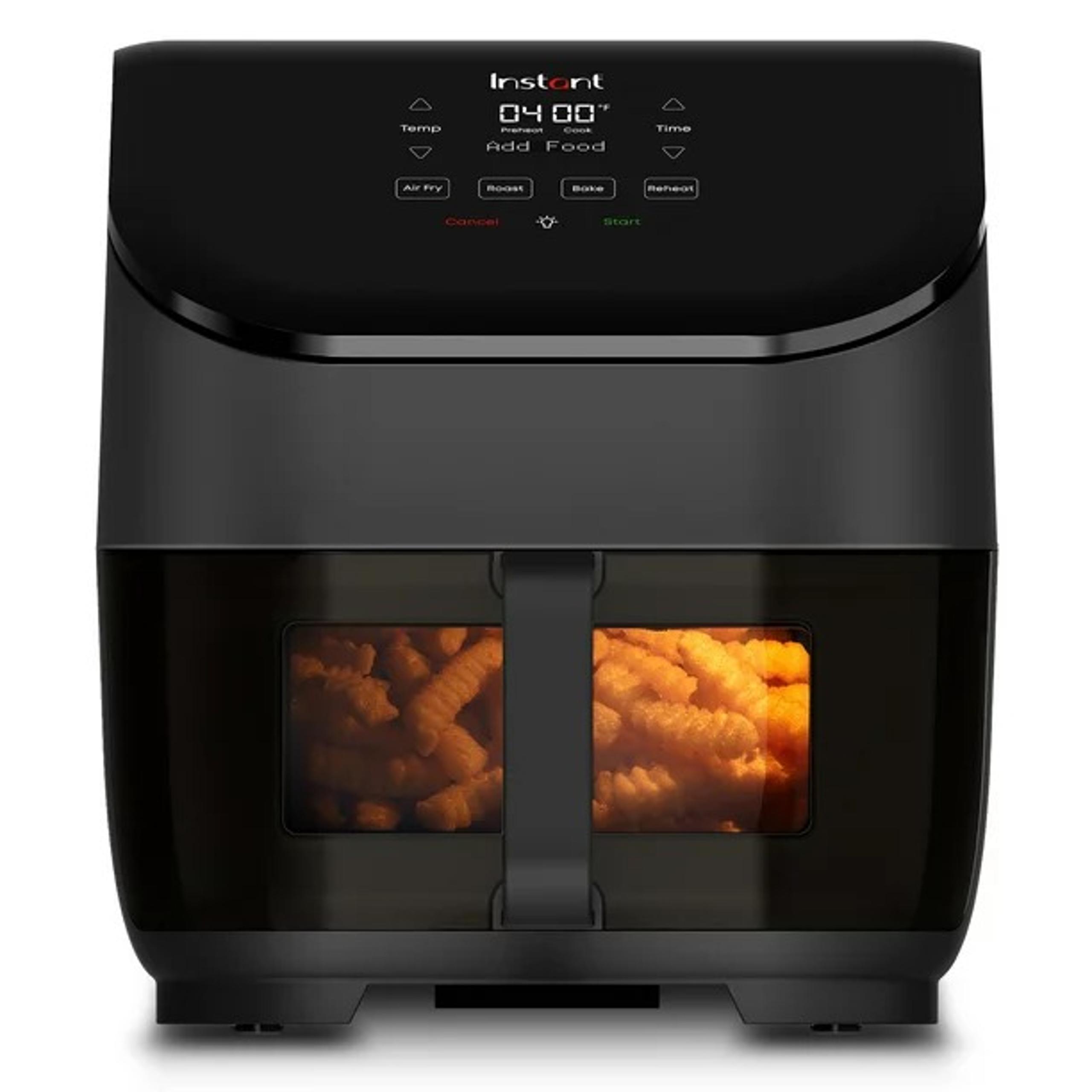 Instant Vortex 5-Quart Single Basket 4-in-1 Air Fryer Oven with Clearcook