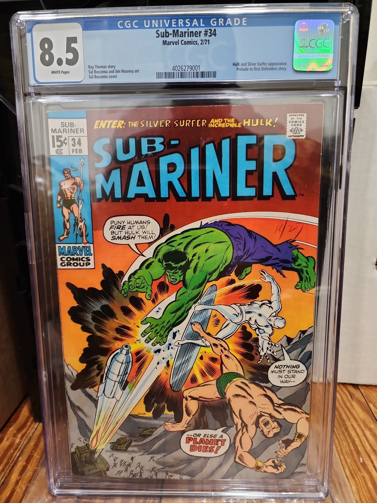 Sub-Mariner 34 CGC 8.5