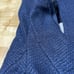 St. John NWT Navy Blue Sequin Blazer Tweed Wool Blend Metallic Blue Knit Size 4
