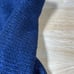 St. John NWT Navy Blue Sequin Blazer Tweed Wool Blend Metallic Blue Knit Size 4