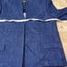 St. John NWT Navy Blue Sequin Blazer Tweed Wool Blend Metallic Blue Knit Size 4