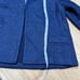 St. John NWT Navy Blue Sequin Blazer Tweed Wool Blend Metallic Blue Knit Size 4