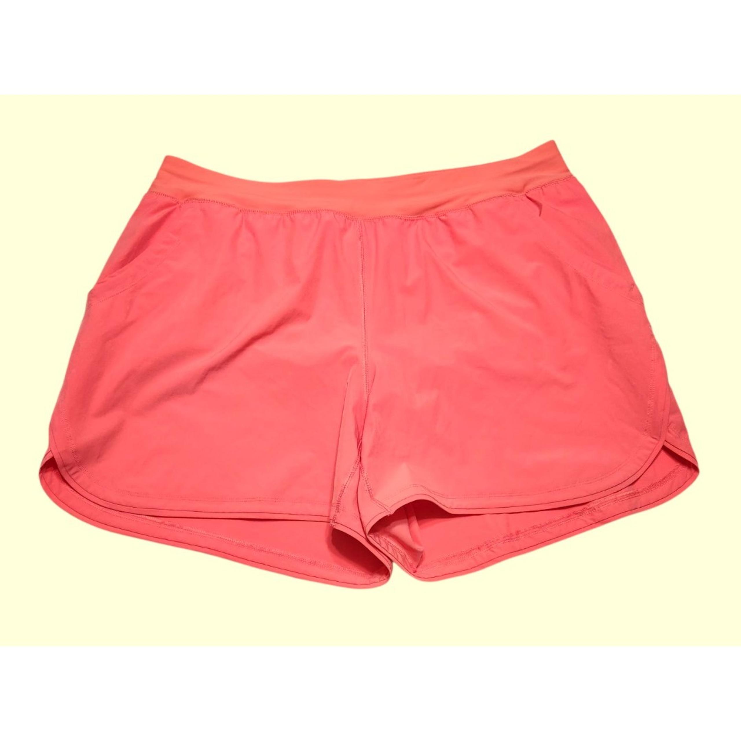 Lands End Swim Shorts Peach Color Inner Panty Elastic Waist Womens Size 20W
