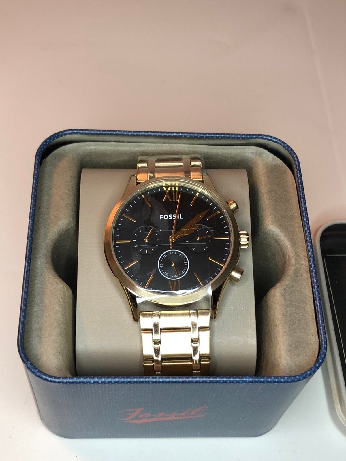 Fossil BQ2366 Fenmore Midsize Multifunction Gold Tone Stainless Steel Watch