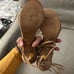Raye Tan Suede Byron Strappy Heel Pumps Size 9 Eu 40 Classy Polished Classic