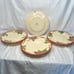 4 dinner plates Franciscan Apple vintage EUC