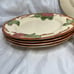 4 dinner plates Franciscan Apple vintage EUC