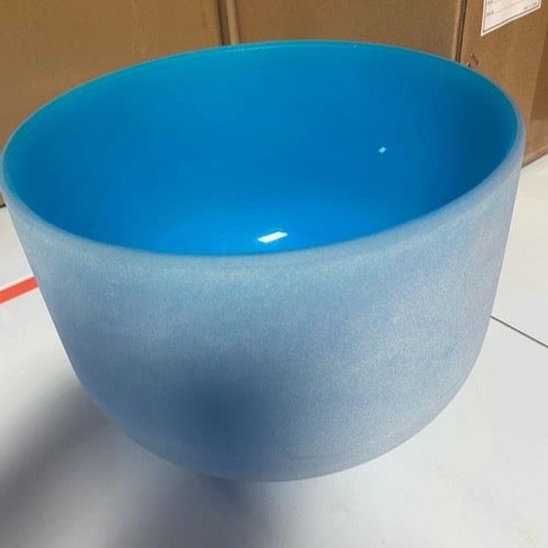 10 inch Light blue crystal singing bowl