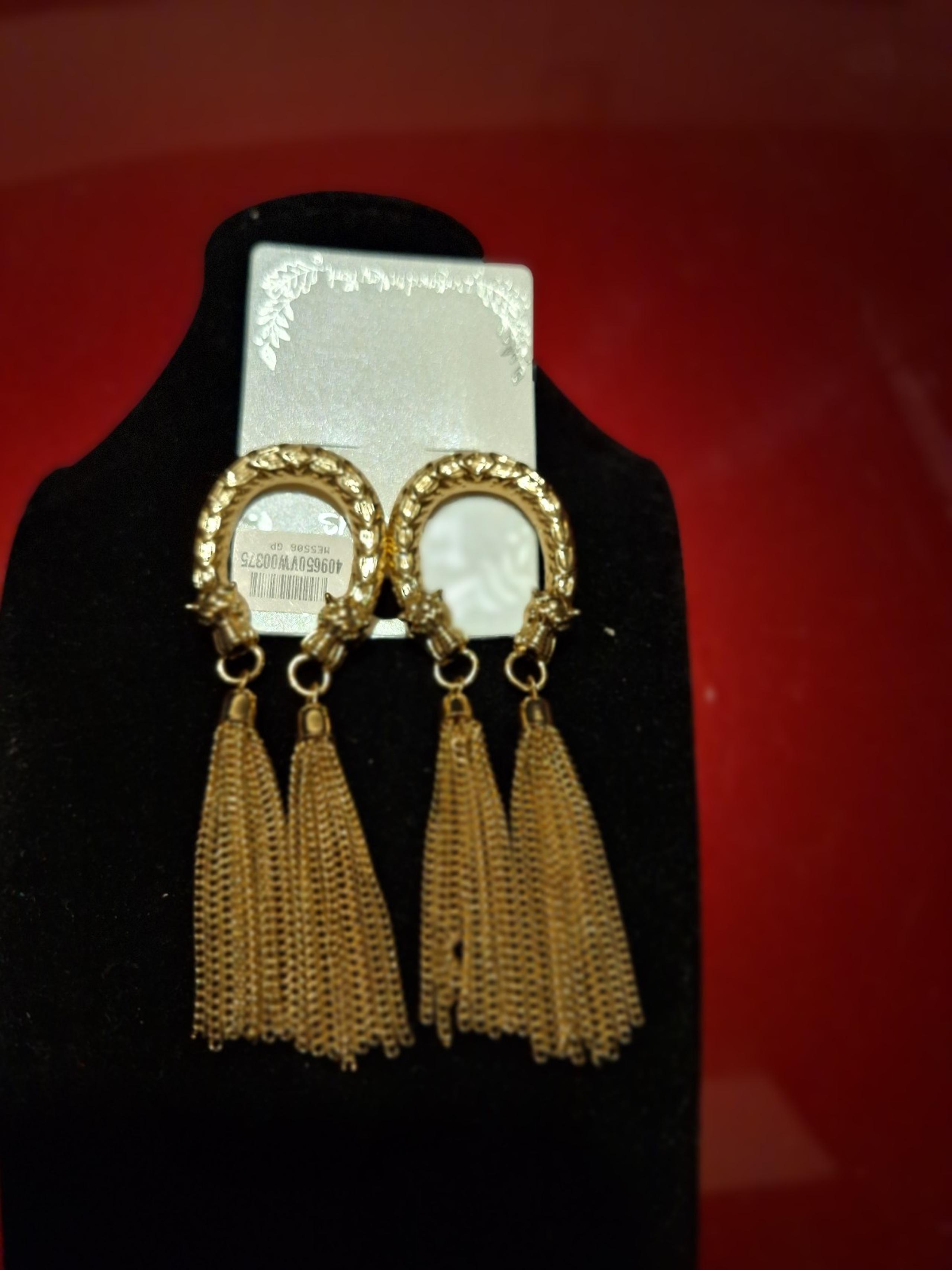 Gold plated earings
