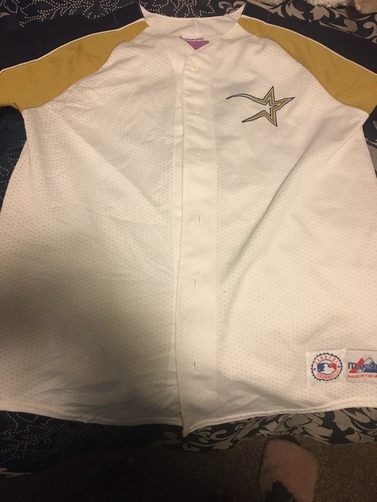 Jeff Bagwell Houston Astros Home White