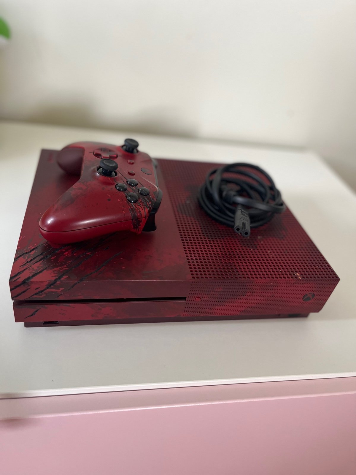Microsoft Xbox One S Gears of War 4 Edition Red Console