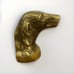 Ken Fulk X Pottery Barn Retriever Bust Object Setter Dog Book End Antique Brass