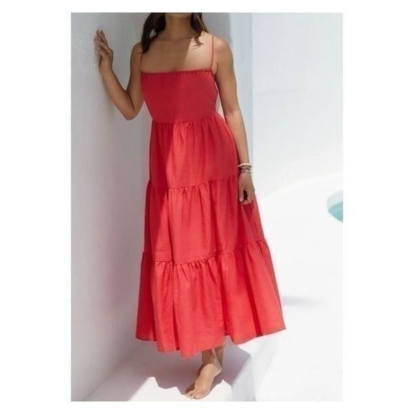 Charlie Holiday Anthropologie Women’s L Jenna Maxi Dress NEW
